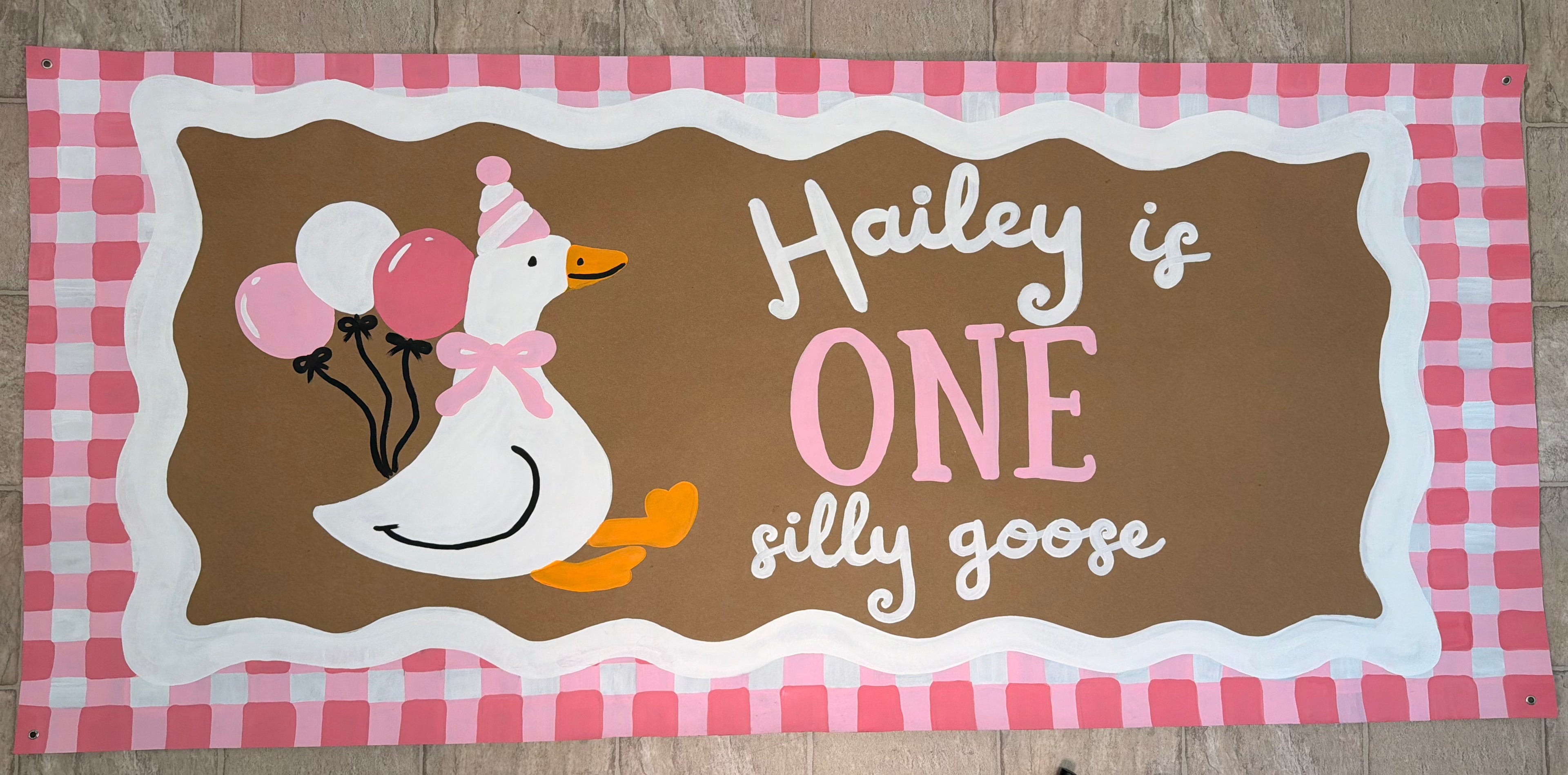 One silly goose design-customizable