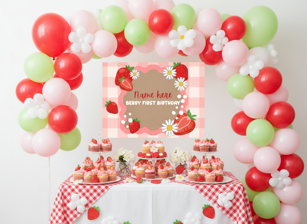 Berry First Birthday-customizable