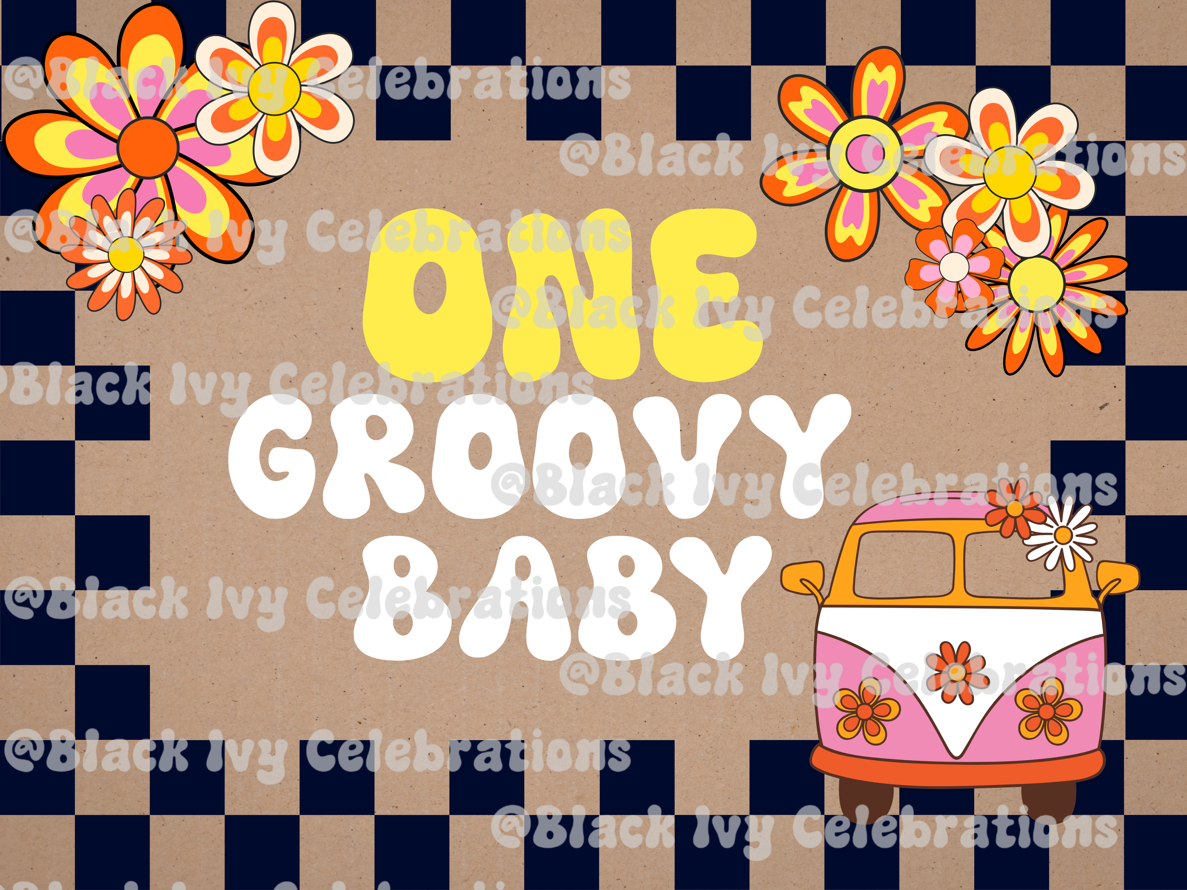 One groovy baby handmade design